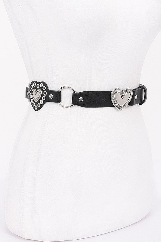 Heart Buckle Iconic Vintage Link Belt