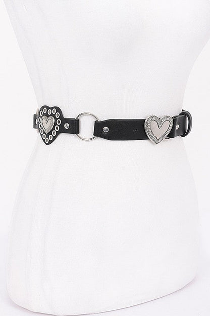 Heart Buckle Iconic Vintage Link Belt