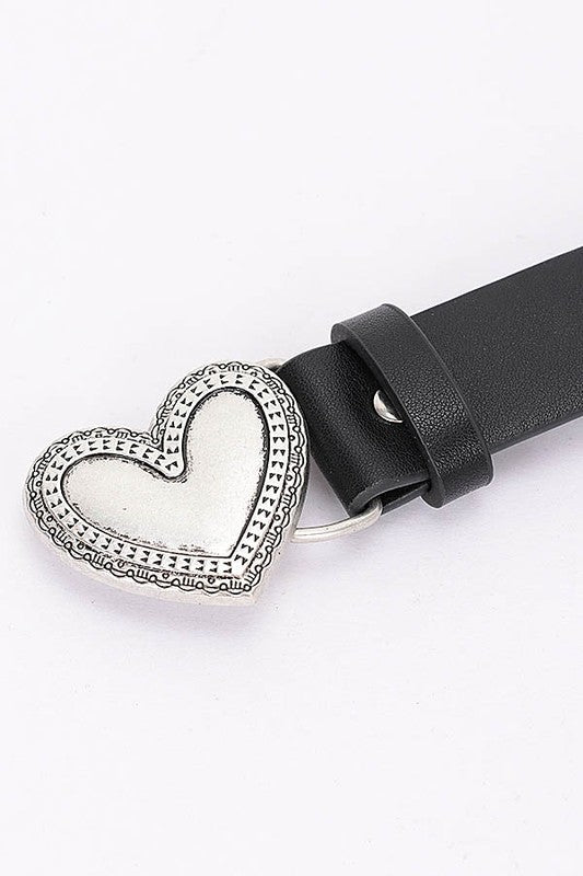 Heart Buckle Iconic Vintage Link Belt
