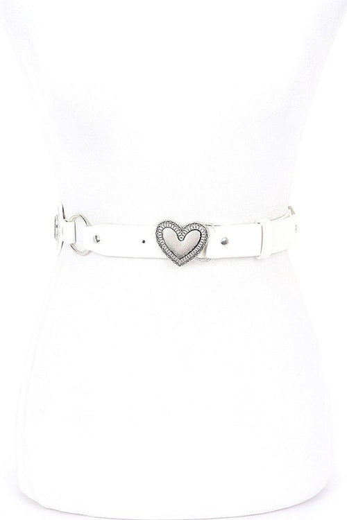 Heart Buckle Iconic Vintage Link Belt