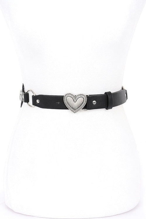 Heart Buckle Iconic Vintage Link Belt