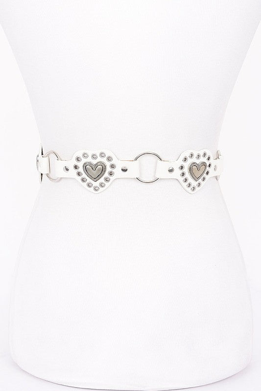 Heart Buckle Iconic Vintage Link Belt