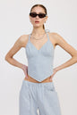 HALTER NECK BUSTIER TOP