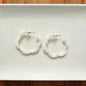 Posey Hoops - Breezy White