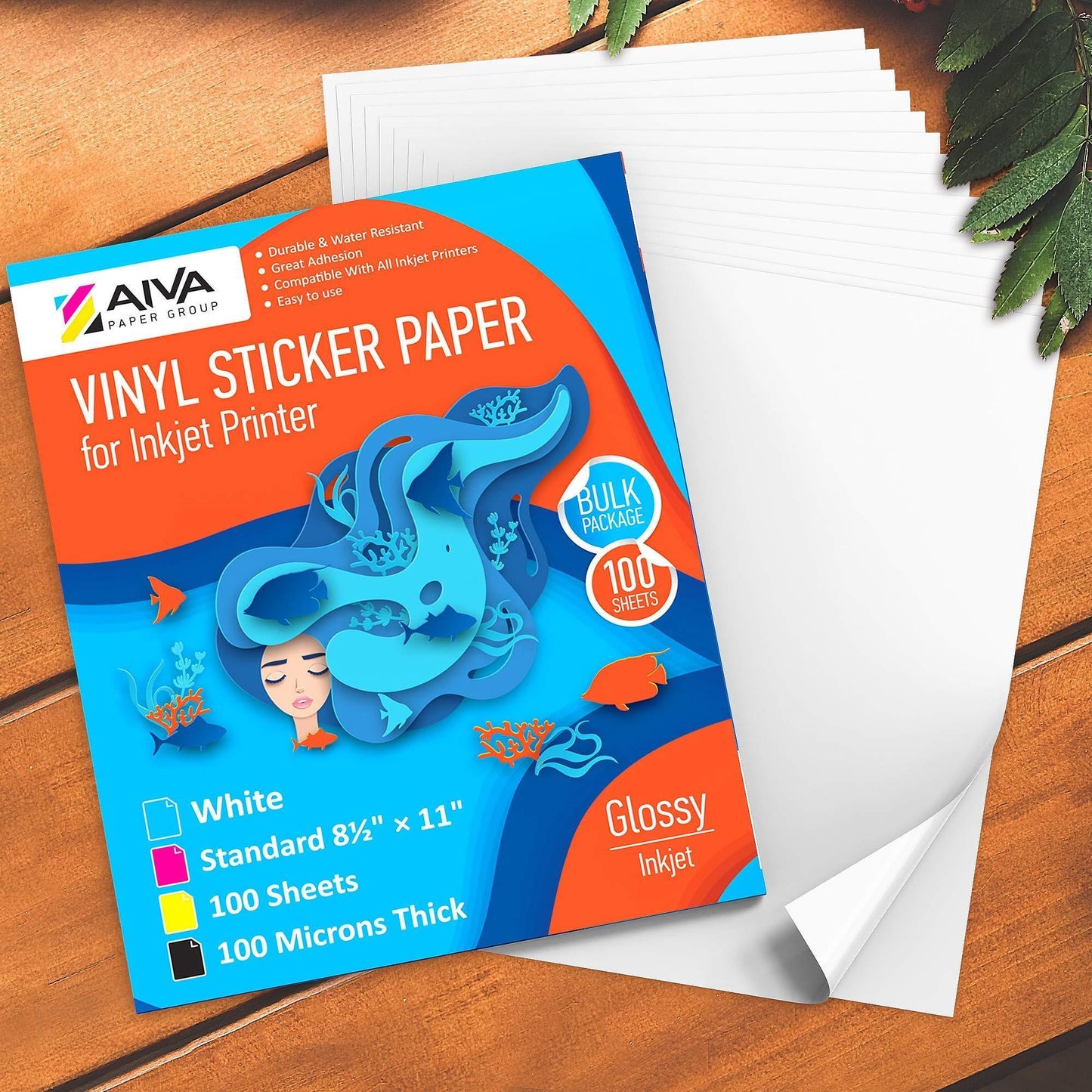 Printable Vinyl Sticker Paper  Waterproof Decal Paper for Inkjet