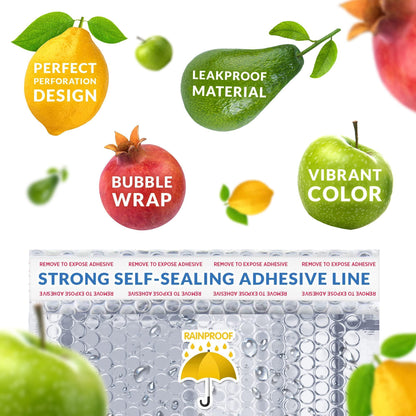 Pack of 10 Silver Thermal Insulated Bubble Mailers 12x17 Food Grade