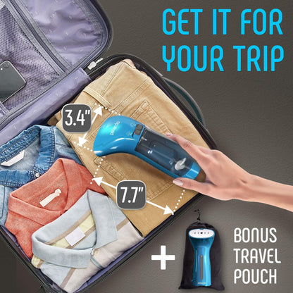 Clothing Steamer Travel Size Vacation Essentials HandHeld Portable