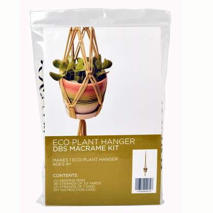 DIY Eco Macramé Plant Hanger Kit