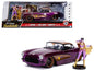 1957 Chevrolet Corvette Purple with Batgirl Diecast Figurine \DC