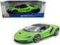 Lamborghini Centenario Lime Green with Matt Black Top 1/18 Diecast