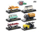 Auto Thentics 6 Piece Set Release 50 IN DISPLAY CASES 1/64 Diecast