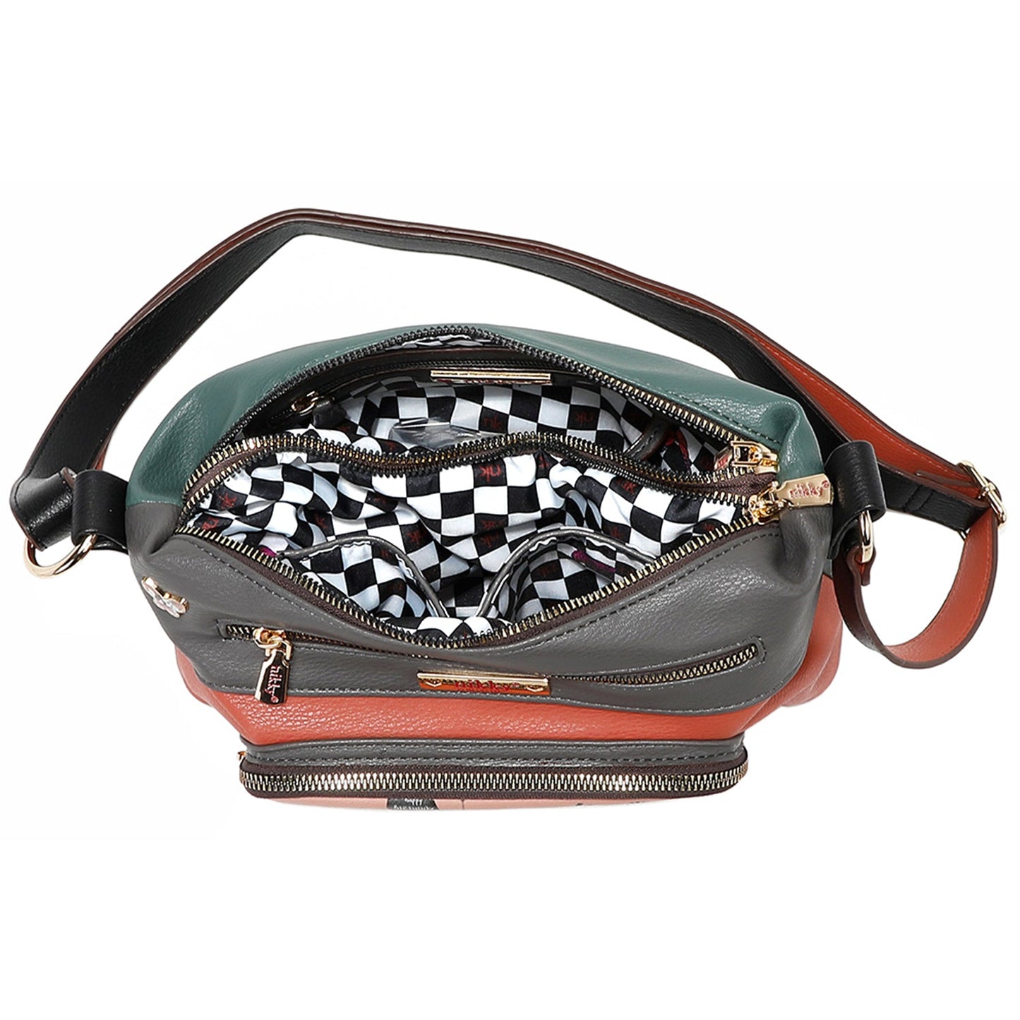 Nicole Lee USA Eco-Leather Adjustable Strap Crossbody Bag