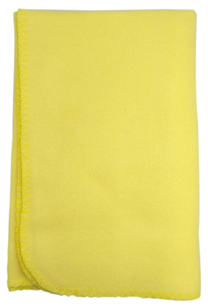 Blank Yellow Polarfleece Blanket