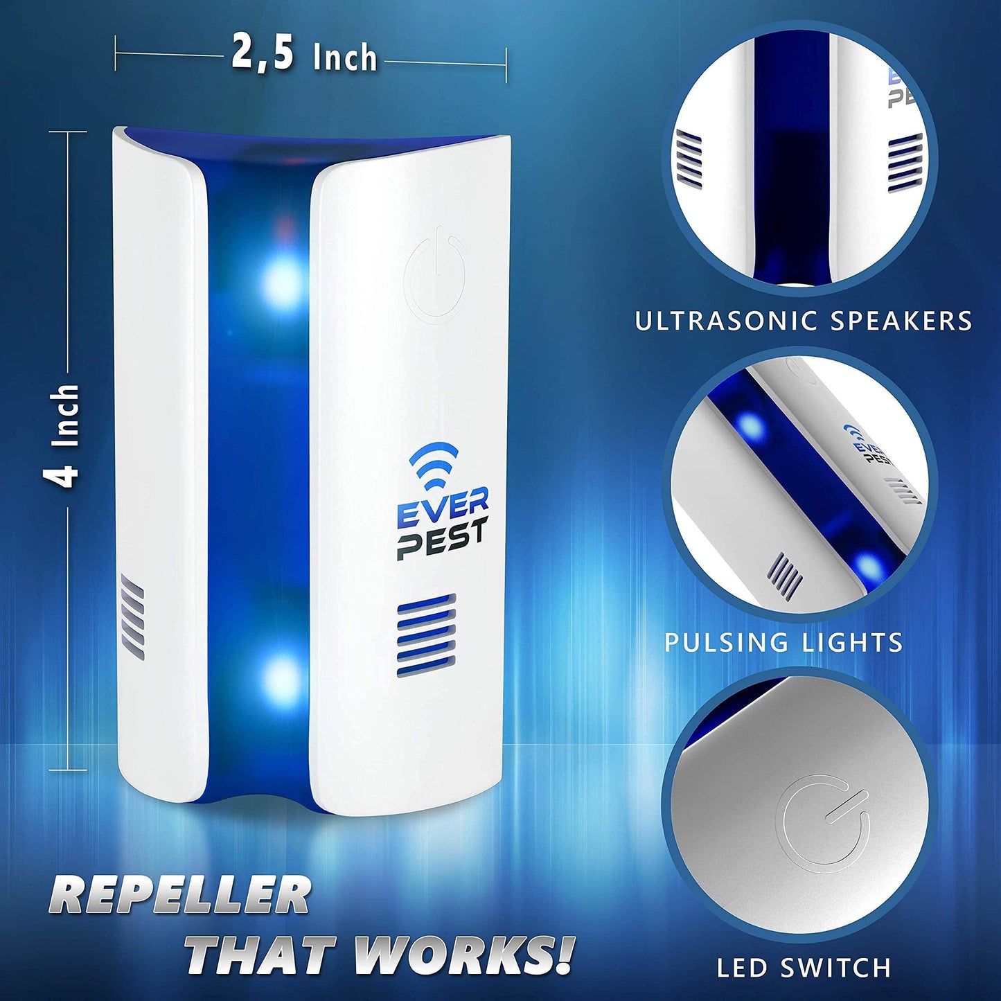 Pest New ggd 12 Ultrasonic Pest Repeller Plug in   Electronic Insect