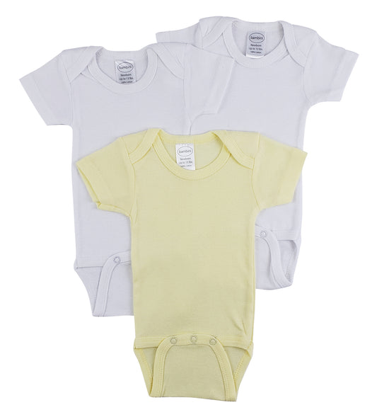 Bambini Short Sleeve One Piece 3 Pack