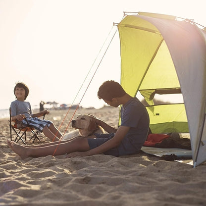 Super-Brella SPF 50+ Sun and Rain Canopy Umbrella for Camping, Beach