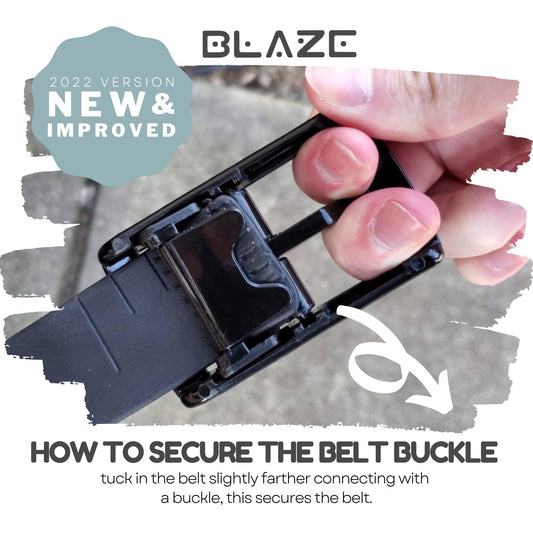 Blaze Belts Silicone Belts 2022 Updated Version for Men and Women