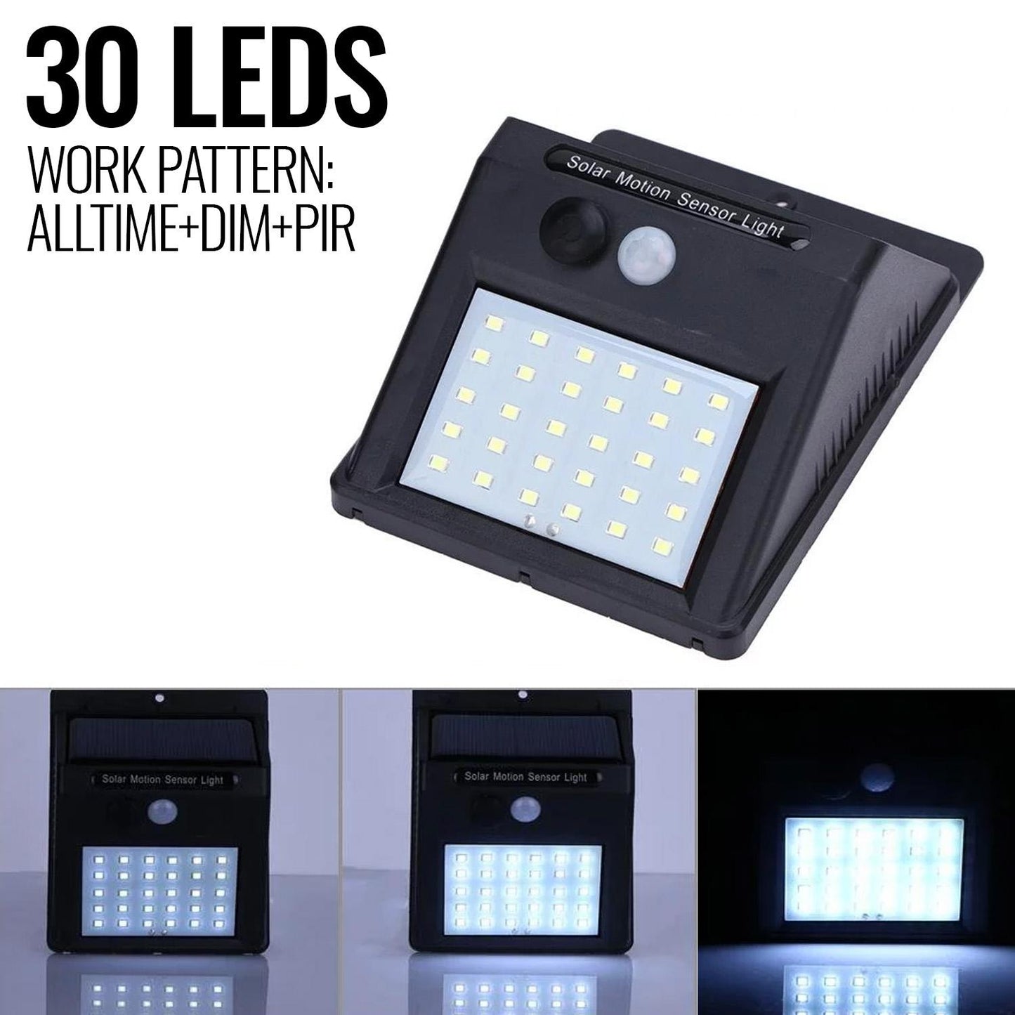 Motion Sensor Light Outdoor Solar Powered Security Lights 10 LED