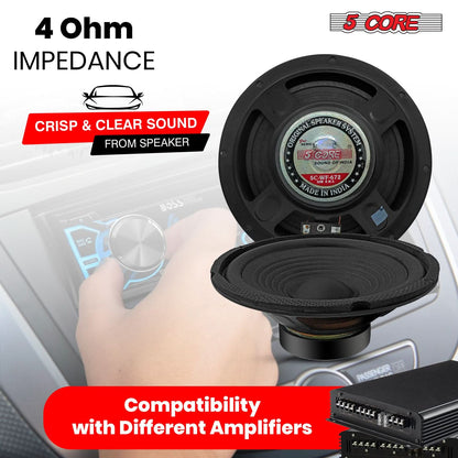 5Core 6.5 Inch Subwoofer speaker 300Watt Car Subwoofer 4Ohm