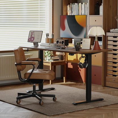 Electric Standing Desk, 48 X 24 Inches Height Adjustable Desk, Sit