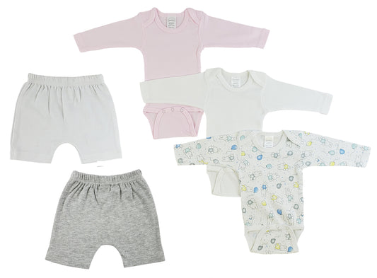 Infant Girls Long Sleeve Onezies and Pants