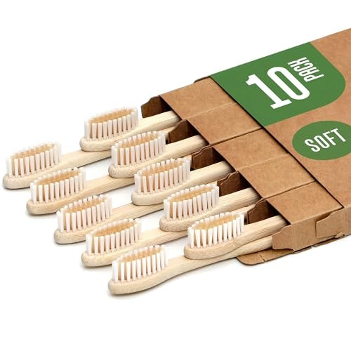 Biodegradable Bamboo Toothbrushes