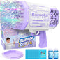 Bubble Machine Blaster   Purple Bubble Gun for Kids Adults Automatic