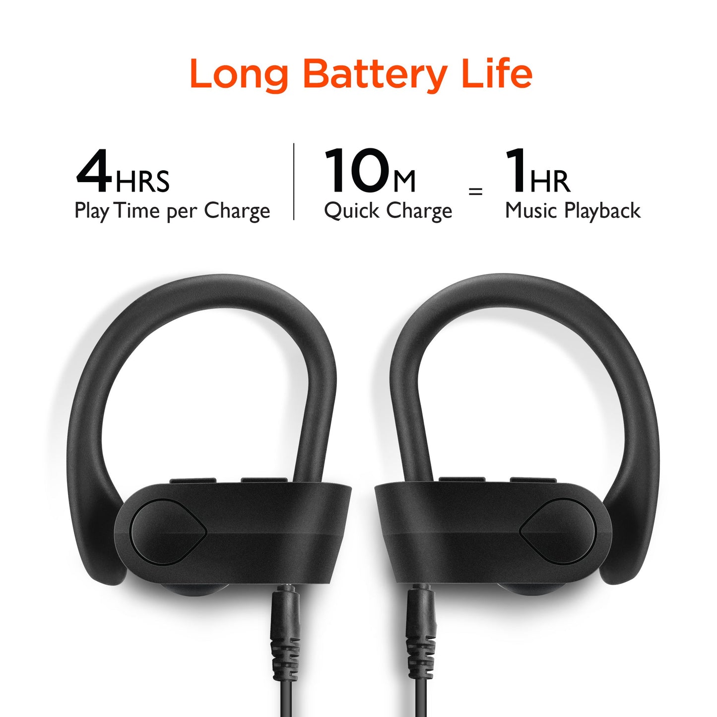 HyperGear Sport X2 True Wireless Earbuds Black (14294-HYP)