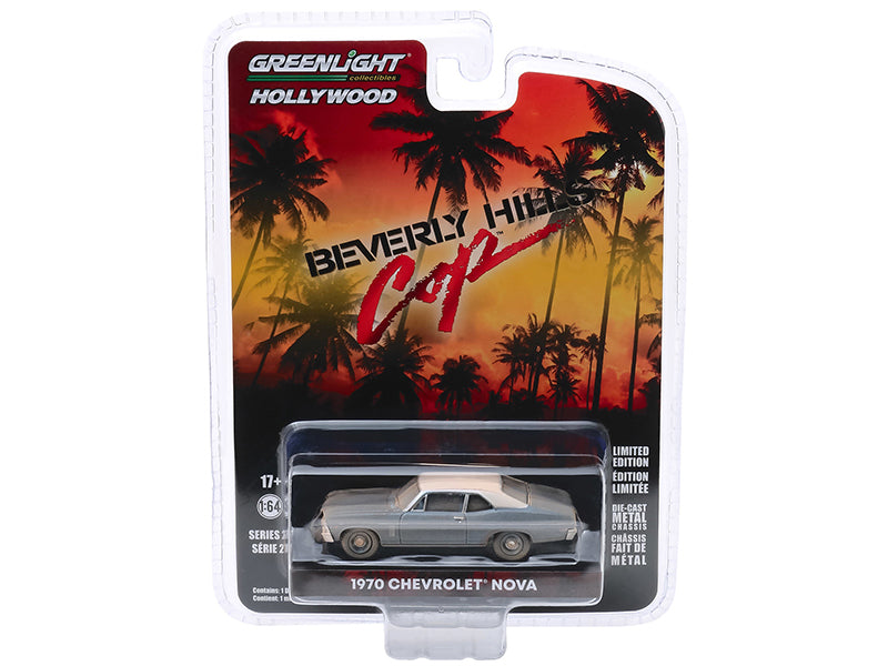 1970 Chevrolet Nova Blue Metallic with White Top (Unrestored) \Beverly