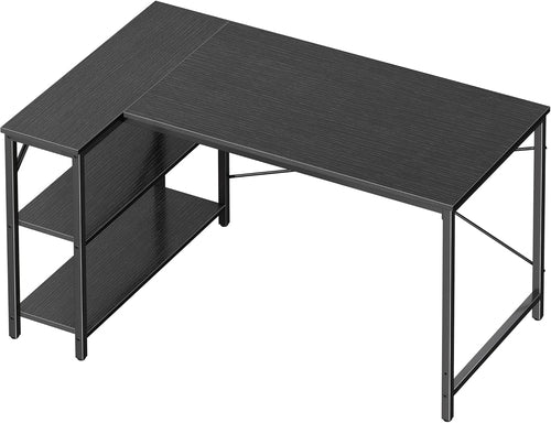 L Shaped Desk, 47 Inches Computer Desk with Reversible Storage