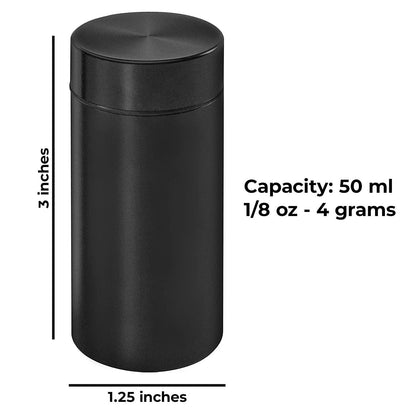 Portable Airtight Aluminum Herb Storage Container Durable Waterproof