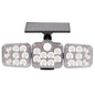 3 Adjustable Heads 270° Wide Angle Illumination Solar Lights Outdoor