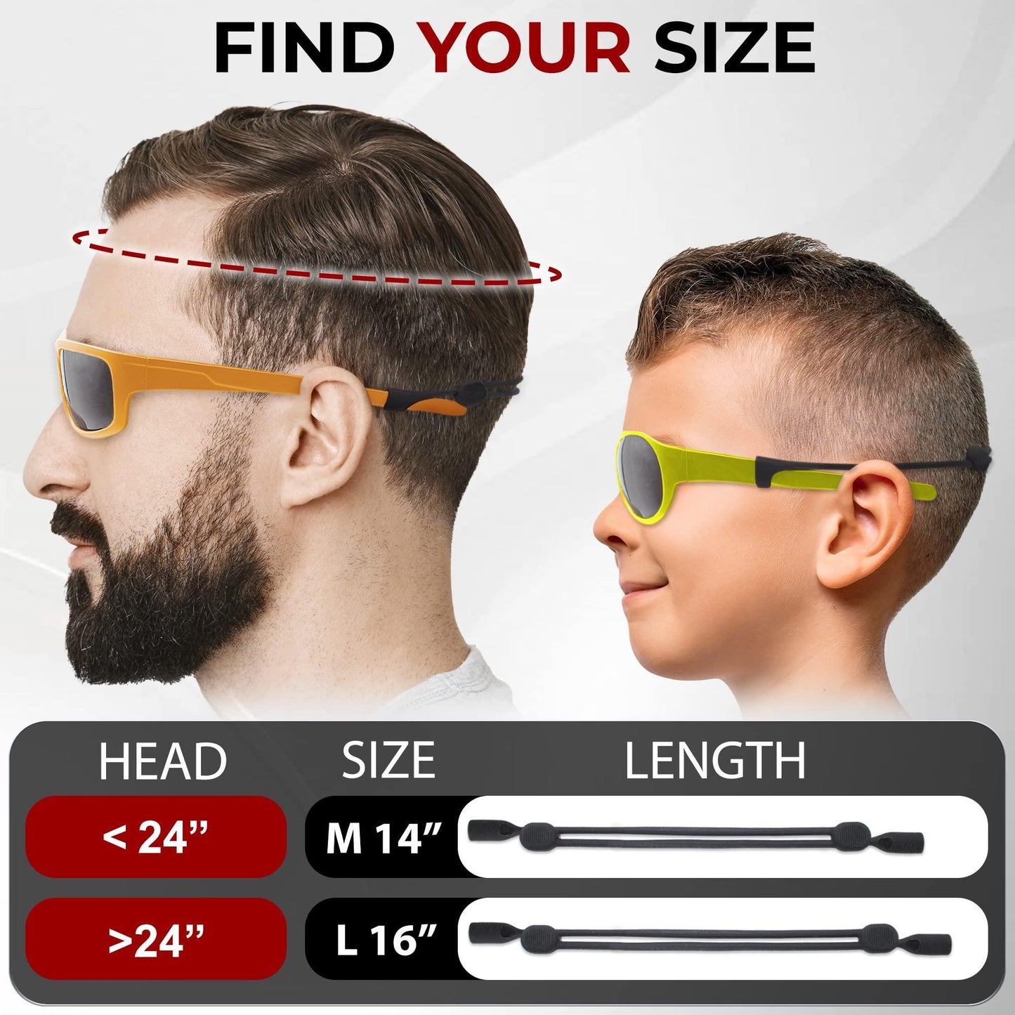 SIGONNA Sunglass Strap Eyeglass Holder   No Tail Glasses Strap Lanyard