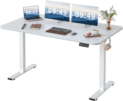 Electric Height Adjustable Standing Desk Large 55 X 24 Inches Sit