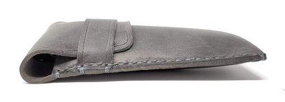 MyMesken Leather Eyeglass Case  Genuine Leather Protects Sunglasses