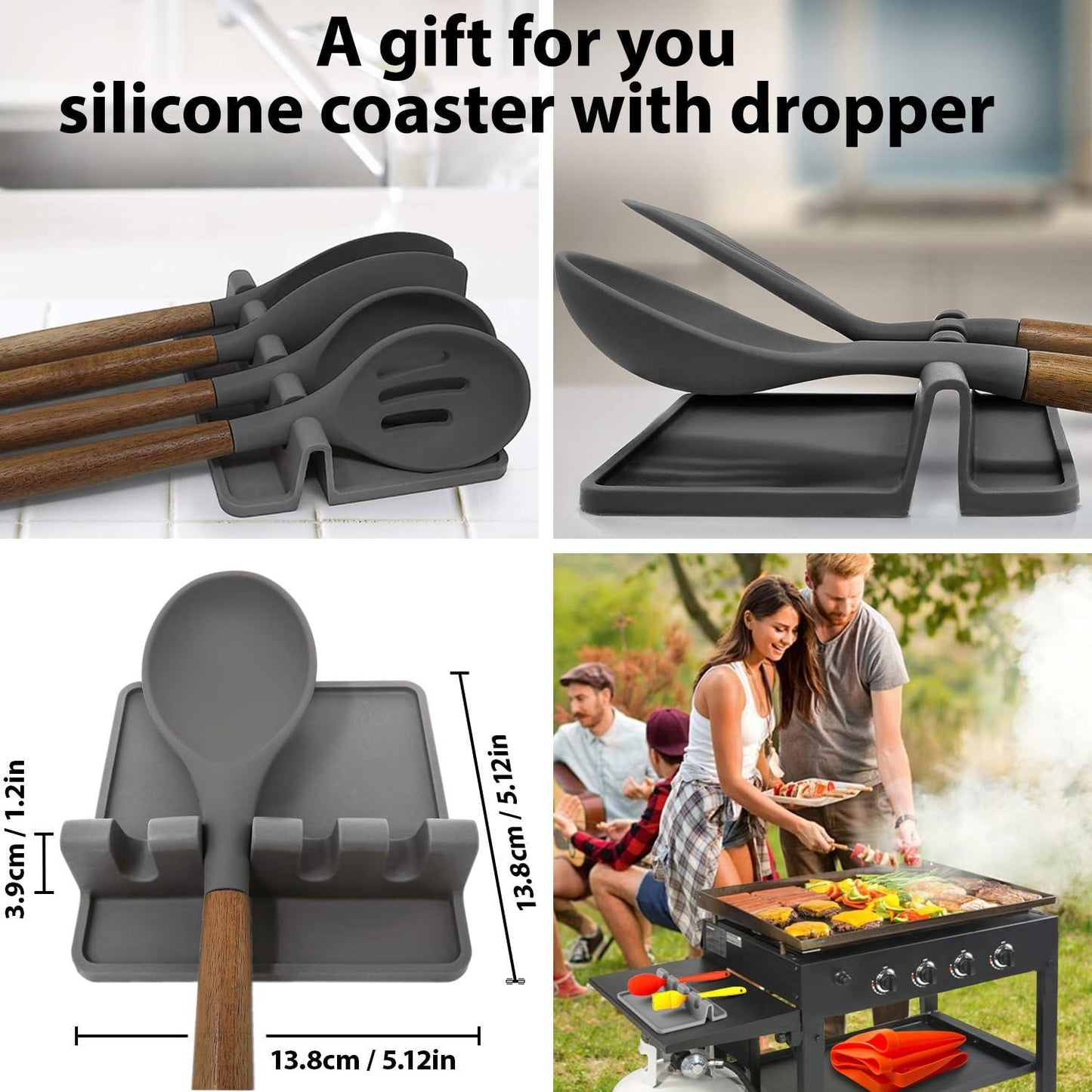 Silicone Griddle Mat | Food Grade Silicone Grill Mat | Protect the Top
