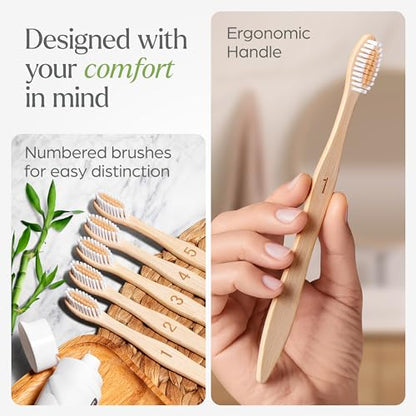 Biodegradable Bamboo Toothbrushes