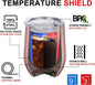 Wine Tumbler With Sayings Premium Stainless Steel Funny Wine Cup Glass