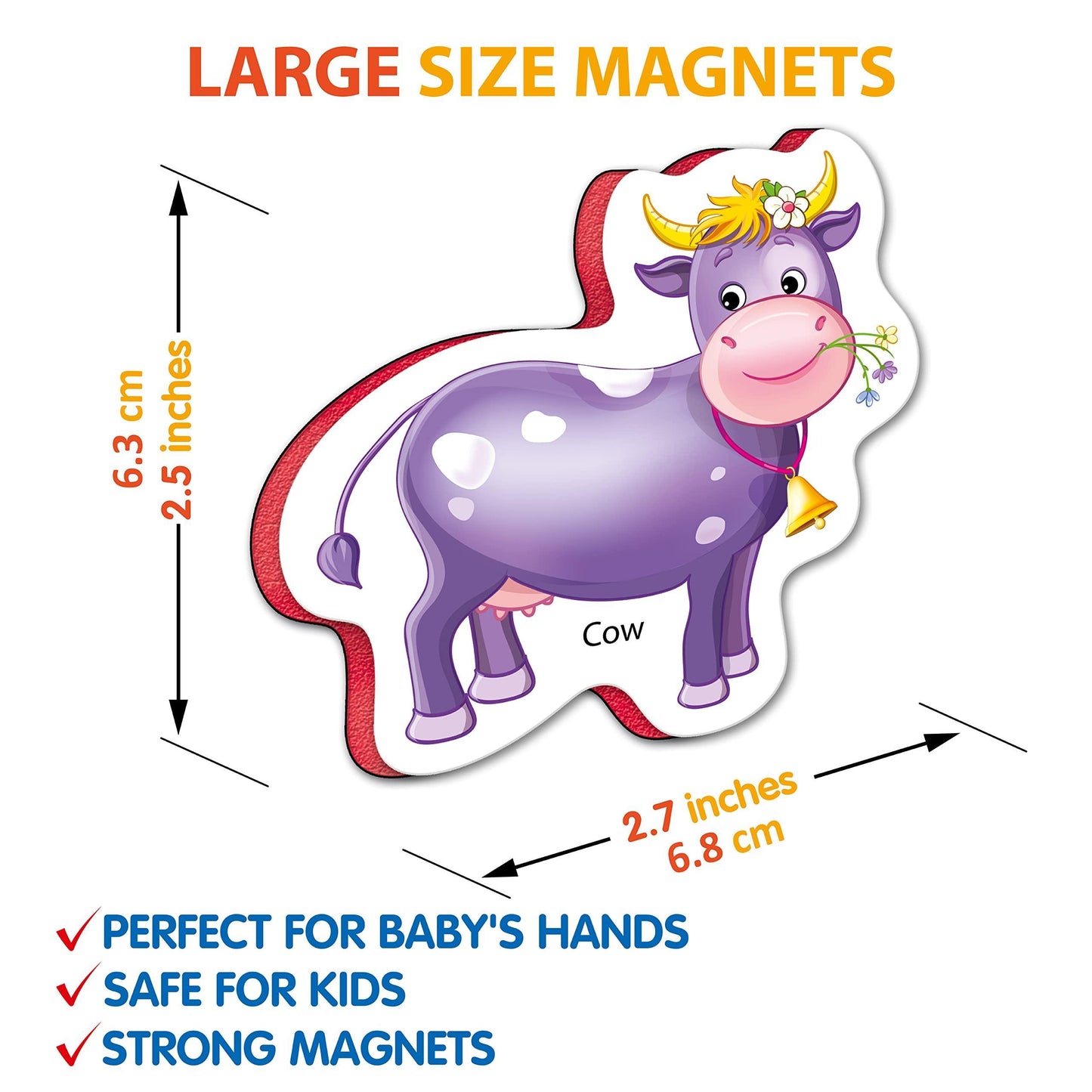 27 Foam Fridge Magnets for Toddlers 1 3   Large Toddler Magnets ‚Äì