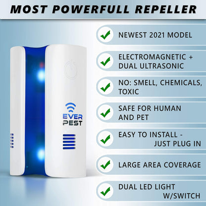 Pest New ggd 12 Ultrasonic Pest Repeller Plug in   Electronic Insect