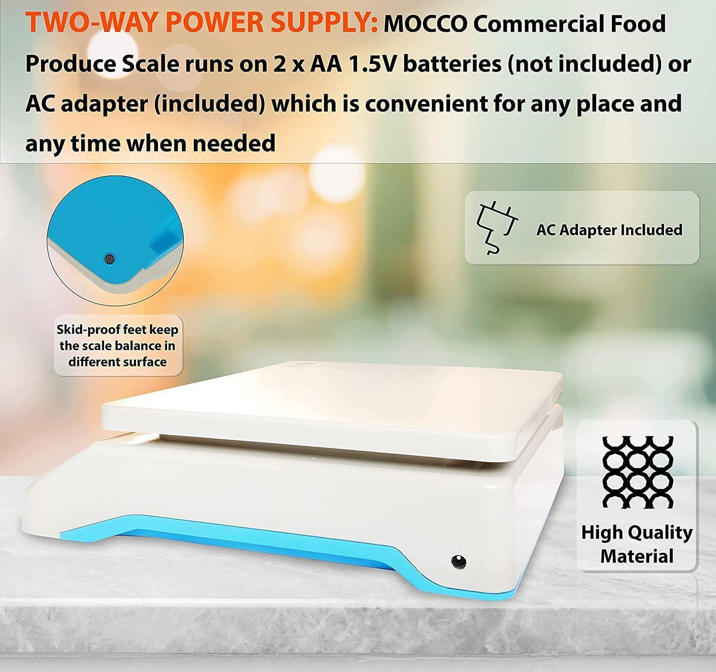 30kg x 1g Electronic Computing Scale  LCD Digital Commercial Food