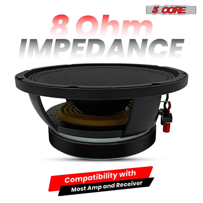 10 Inch Subwoofer Speaker 600W Max 4 Ohm Full Range Replacement DJ