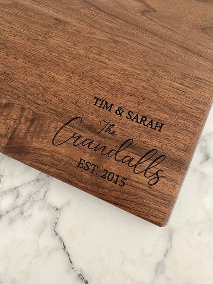 9x12" Engraved Wood Cutting Board