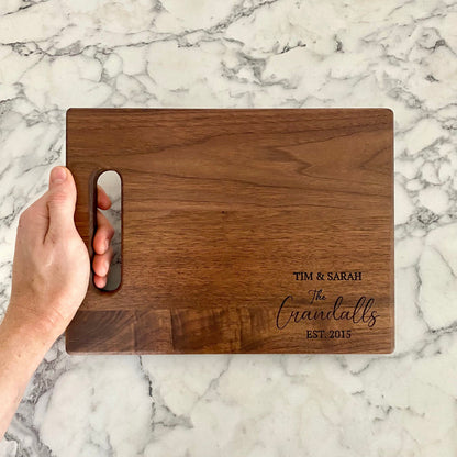 9x12" Engraved Wood Cutting Board