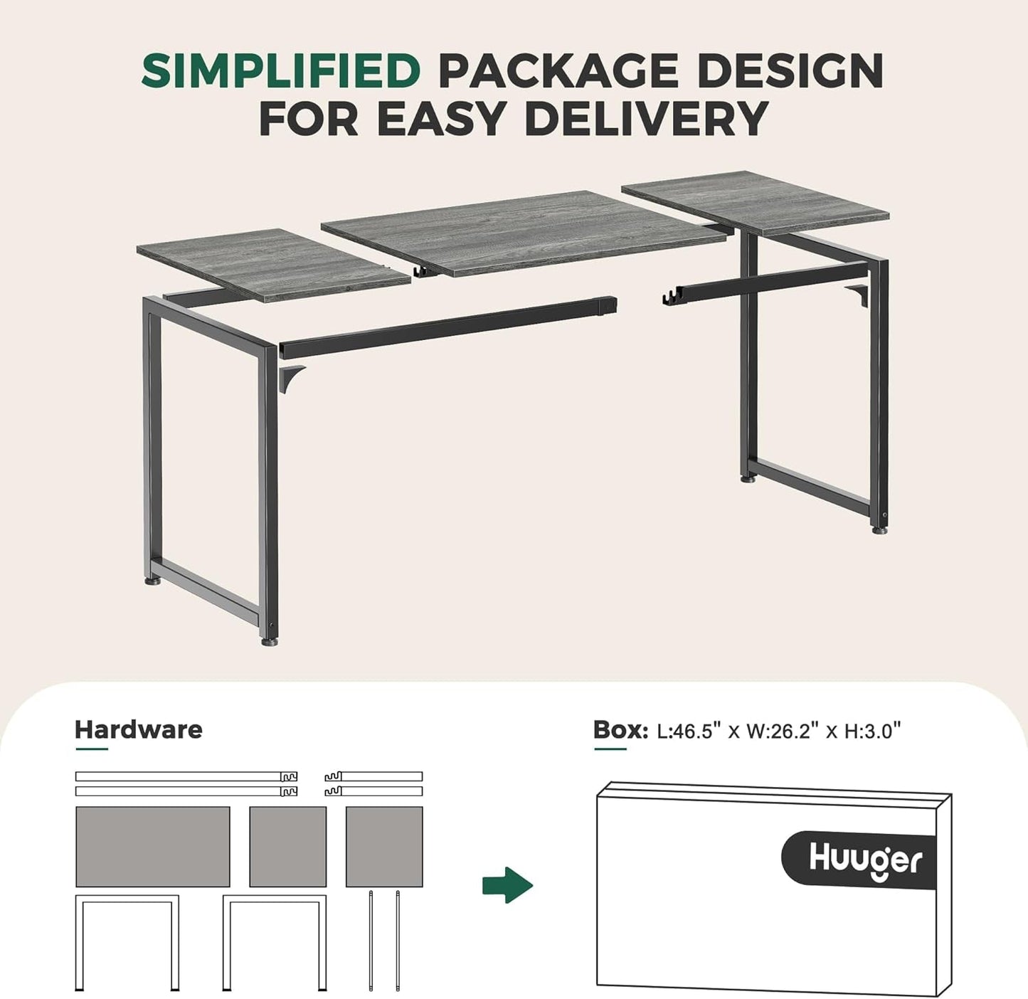 Computer Desk, 80 Inch Office Desk, Gaming Desk with Storage, Writing