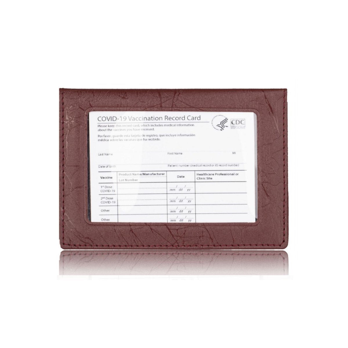 Essential 2 In 1 Vaccination Card And ID Card Holder