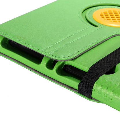 AMZER 360° Flip Leather Case W Handle For Amazon