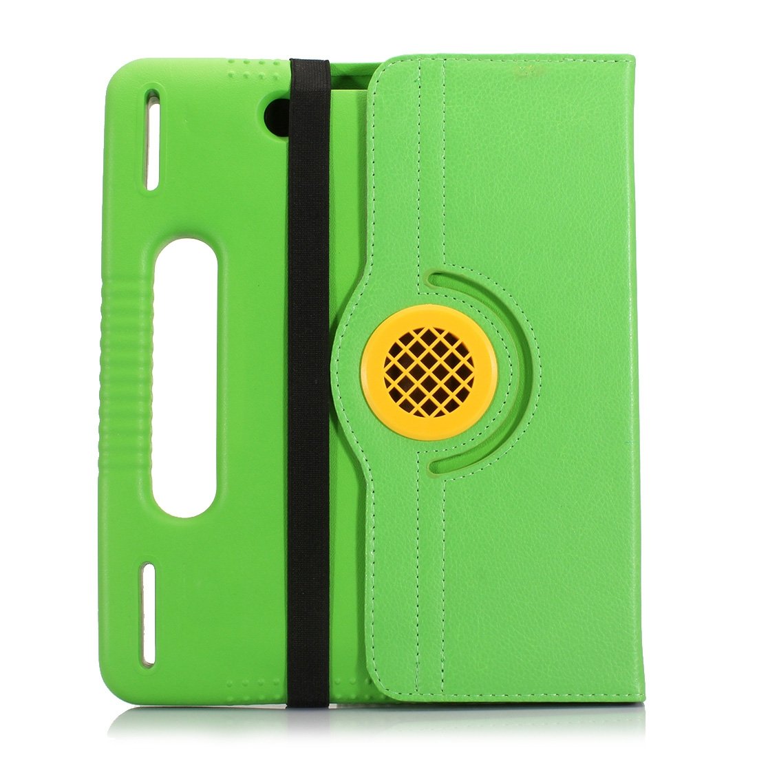 AMZER 360° Flip Leather Case W Handle For Amazon