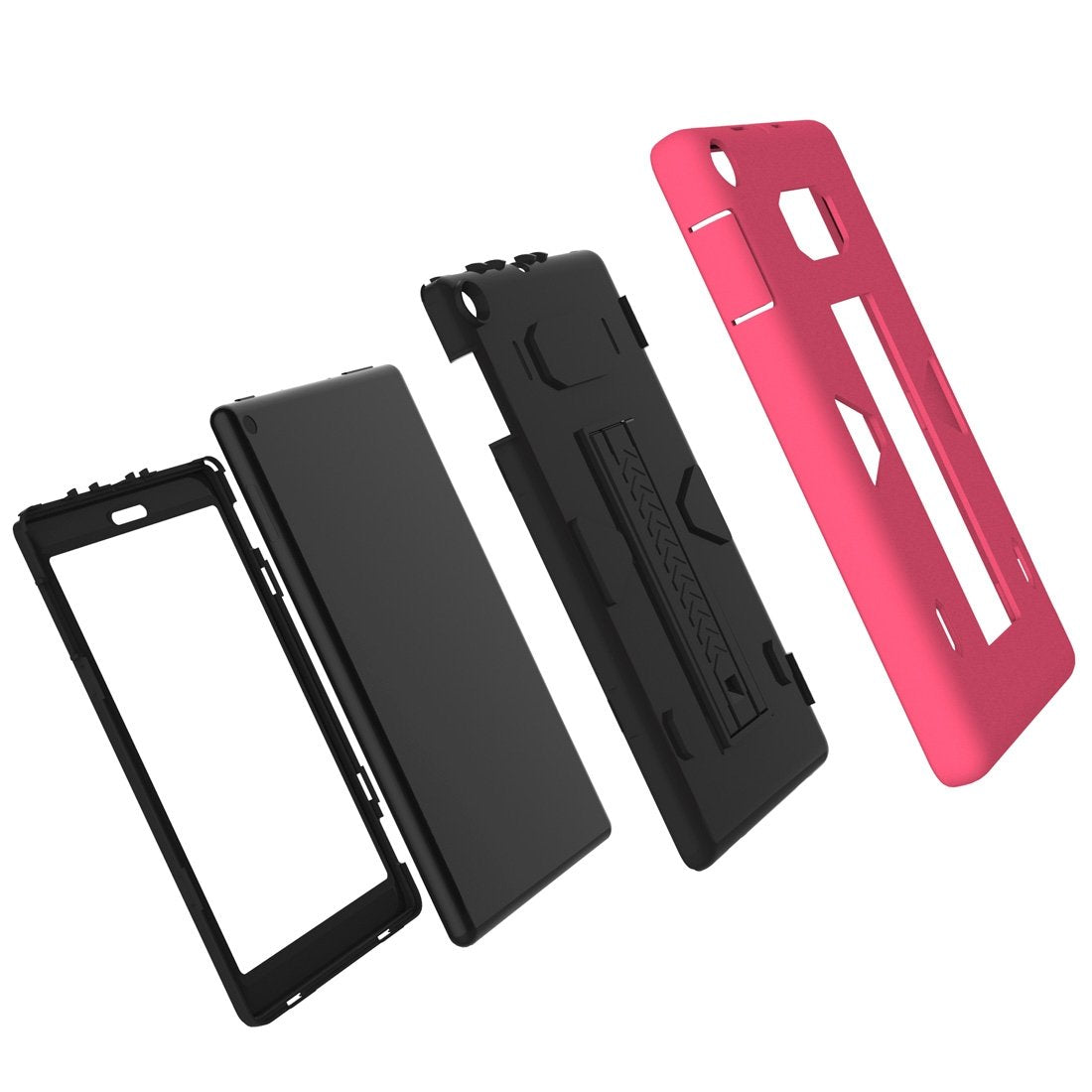 AMZER PC+Silicone Shockproof Protective Back Cover