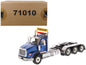 International HX620 Day Cab Tridem Tractor Blue 1/50 Diecast Model by